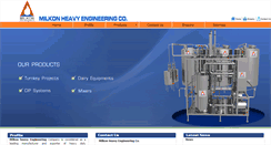 Desktop Screenshot of milkondairyequipment.com